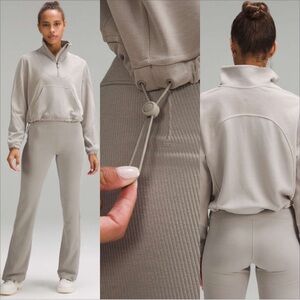 Lululemon Brushed Softstreme Ribbed Half Zip